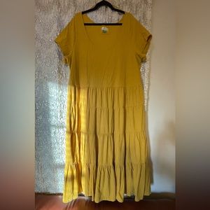 Cotton-Blend 3x Maxi dress